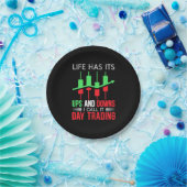 Investor I Call It Day Trading ペーパープレート (パーティー)