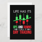Investor I Call It Day Trading 招待状 (正面/裏面)