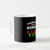 Investor Thank God It Is Monday コーヒーマグカップ (正面左)