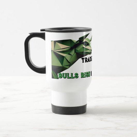 Investtoのための強対ベアーマーケットバトルタンブラー トラベルマグ (左)