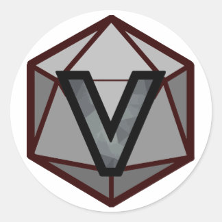 INVICTUSストリーム「GRAY TEAM」ロゴ ラウンドシール