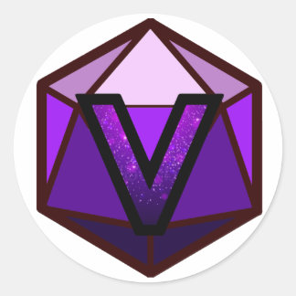 INVICTUSストリーム「PURPLE TEAM」ロゴ ラウンドシール