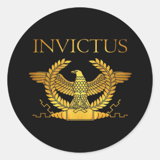 invictusロゴ ラウンドシール
