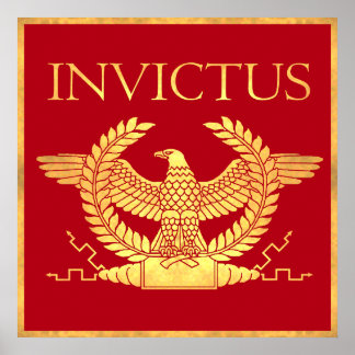 Invictus古代金ゴールドポスター ポスター