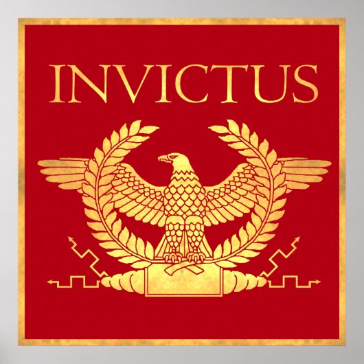 Invictus古代金ゴールドポスター ポスター (正面)