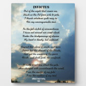 INVICTUS詩 フォトプラーク (正面)