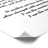 INVICTUS詩 ポスター (角)