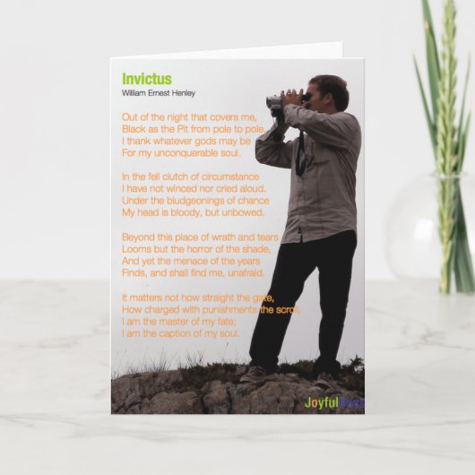 Invictus カード (正面)