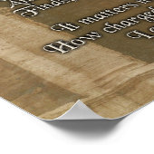 Invictus、パーチメント上の散文の背景を見る ポスター (角)