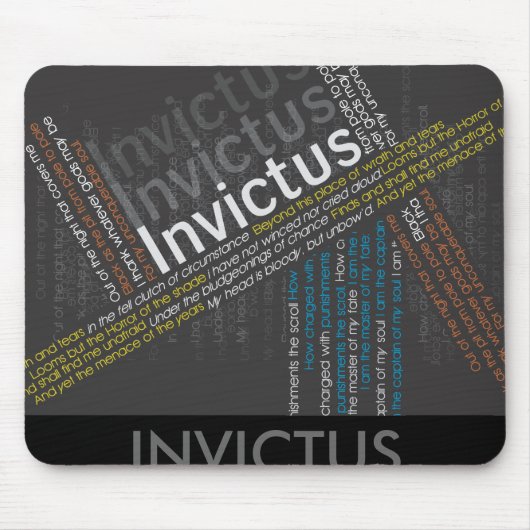 Invictus マウスパッド (正面)