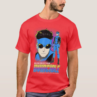 Invincible Mark Grayson Blue Suit Showcase Distres Tシャツ