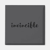 Invincible - Motivational  マグネット (正面)