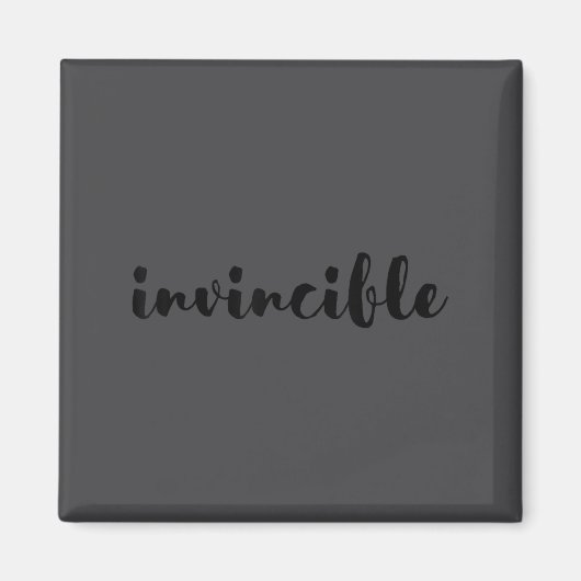 Invincible - Motivational マグネット (正面)