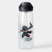 Invincible Ninja Kidz | 25oz ウォーターボトル (背面)
