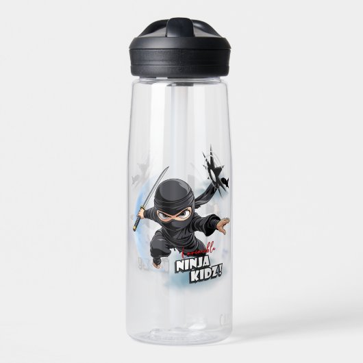 Invincible Ninja Kidz | 25oz ウォーターボトル (正面)