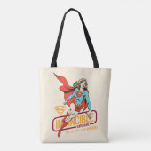 Invincible Supergirl Retro Graphic トートバッグ (裏面)