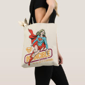 Invincible Supergirl Retro Graphic トートバッグ (クローズアップ)