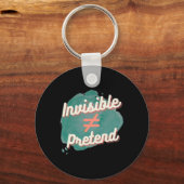 InvisibleがFuriと等しくない – 慢性無効化 キーホルダー (正面)