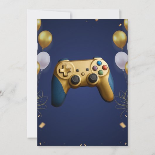 Invisible Birthday Game Challenge 🎂👻 | Funny Par 招待状 (裏面)