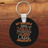 Invisible Disease Rsd Crps Awareness  キーホルダー (正面)
