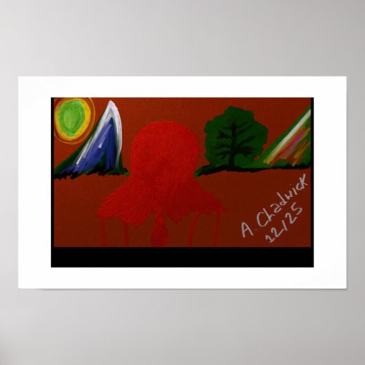 Invisible Girl Trapped in Another Universe ポスター (正面)