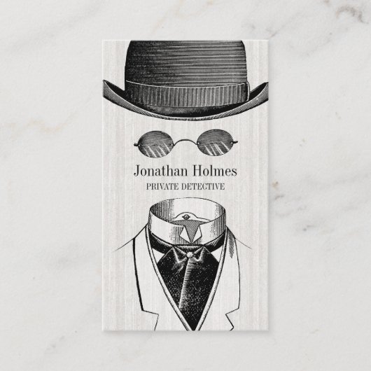 Invisible Man Private Detective 名刺 (正面)