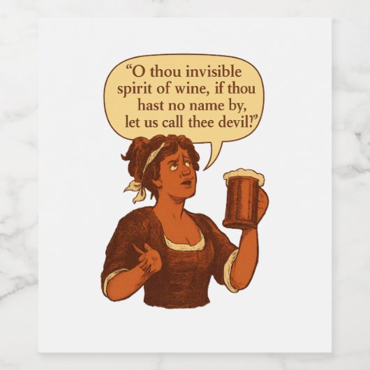 Invisible Spirit - Wine ワインラベル (シングルラベル)