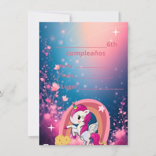 Invitacion 招待状 (正面)