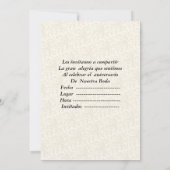Invitacion 25 Aniversario 招待状 (裏面)