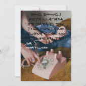 Invitación 90s 招待状 (正面)