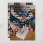 Invitación 90s 招待状 (正面/裏面)