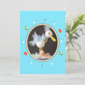 Invitacion a Baby Shower 招待状 (スタンド正面)