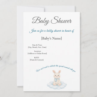 Invitación A Baby Shower to Celebrate 招待状