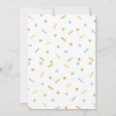 Invitación a la fiesta de cumpleaños de Dinosaurio 招待状 (裏面)