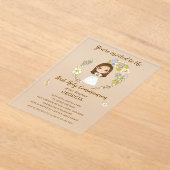 Invitación acrílico GEORGIA Primera Comunión アクリル招待状 (レイダウン)