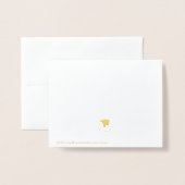 Invitación Alicia Maravillas 箔カード (裏面封筒付き)