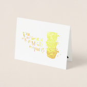 Invitación Alicia Maravillas 箔カード (正面)