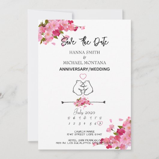 INVITACIÓN ANNIVERSARY / ANIVERSARIO 招待状 (正面)