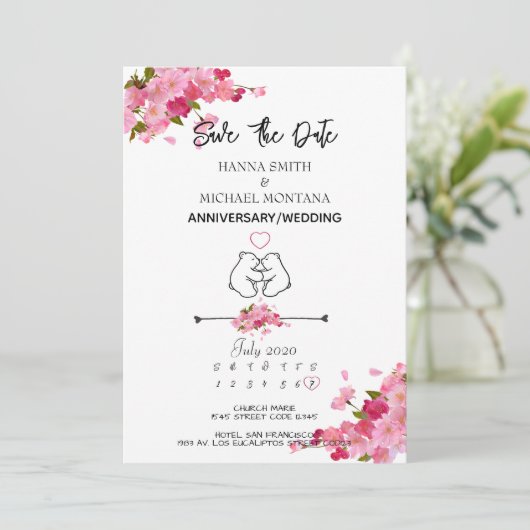 INVITACIÓN ANNIVERSARY / ANIVERSARIO 招待状 (スタンド正面)