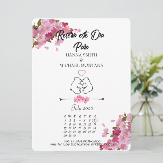 INVITACIÓN ANNIVERSARY / ANIVERSARIO 招待状 (スタンド正面)