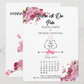 INVITACIÓN ANNIVERSARY / ANIVERSARIO 招待状 (正面/裏面)