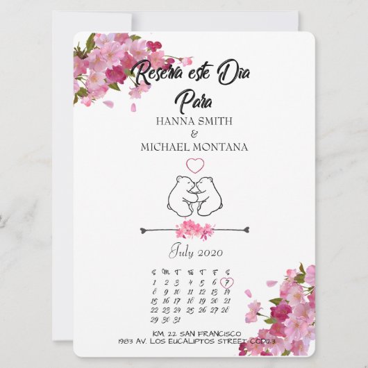 INVITACIÓN ANNIVERSARY / ANIVERSARIO 招待状 (正面)