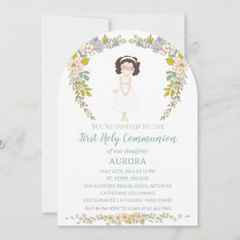 Invitación AURORA Primera Comunión 招待状