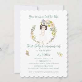 Invitación AURORA Primera Comunión 招待状