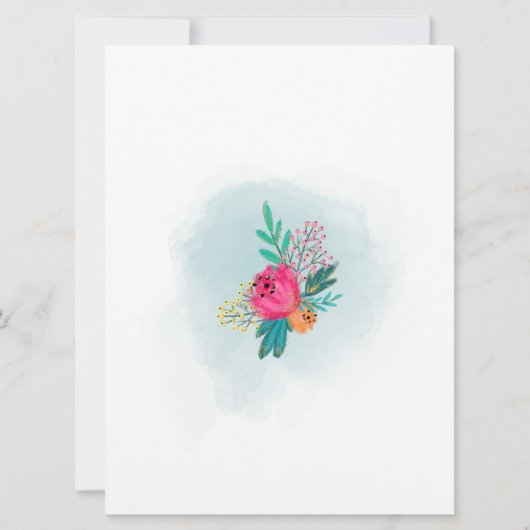 Invitación Baby Shower Canguro 招待状 (裏面)