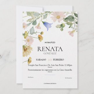 Invitación Bautizo シーズンカード