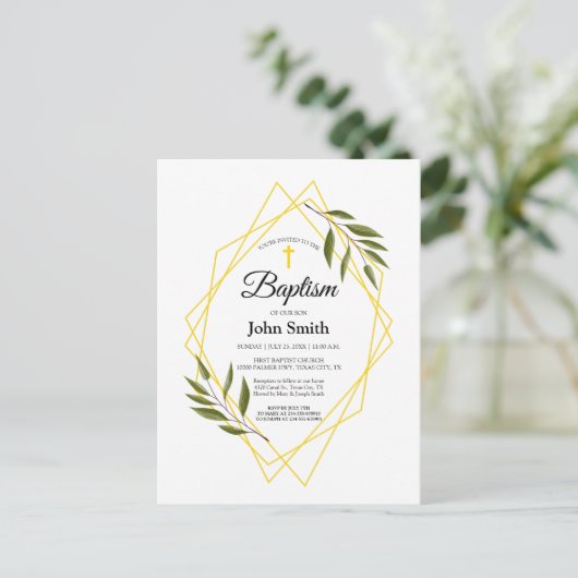 Invitación Bautizo ポストカード (スタンド正面)