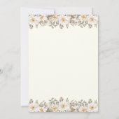 Invitacion Bautizo Flores Blancas 招待状 (裏面)