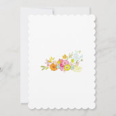 Invitación BLANCA Primera Comunión 招待状 (裏面)