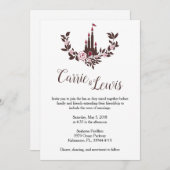 Invitación Boda Colección Castillo Cuento de Hadas 招待状 (正面/裏面)